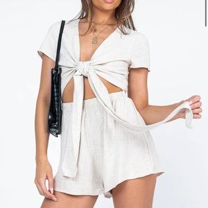 Creme Romper